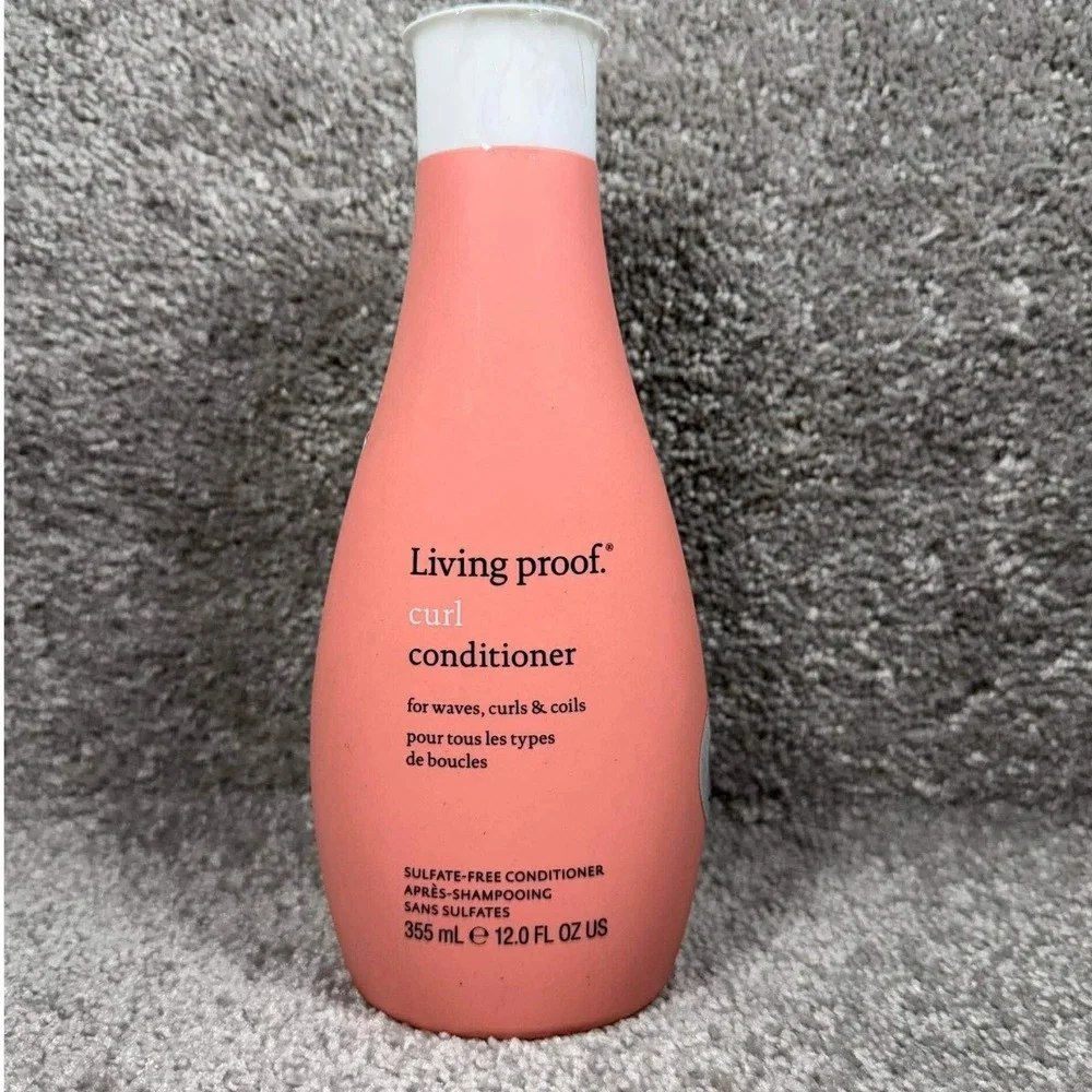 Living Proof Curl Conditioner‎ Pink Sulfate-Free for Waves Curls Coils 12oz